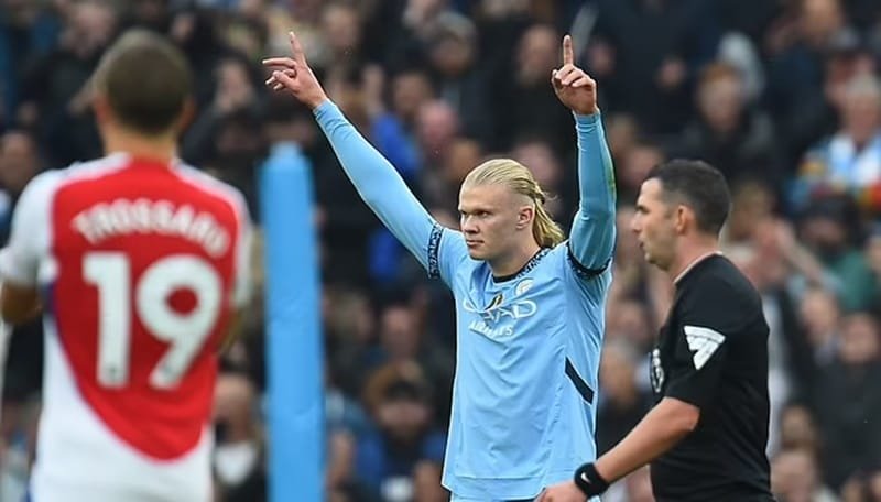 Haaland lập kỷ lục tại Man City.