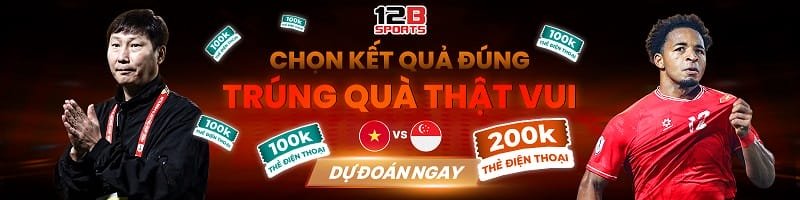 12B Sports đồng hành cùng ĐT Việt Nam tại ASEAN Cup 2024