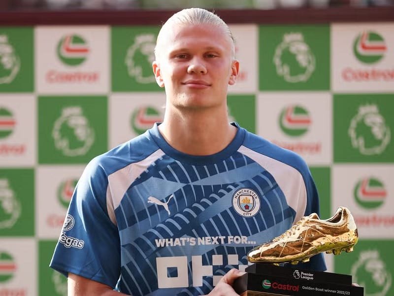 Haaland là Vua phá lưới Ngoại hạng Anh 2023 - mùa giải 2022/23