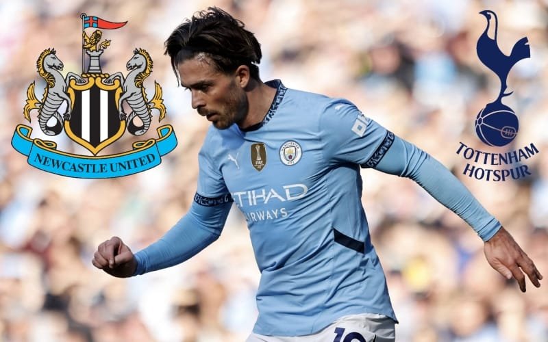 Newcastle và Tottenham quan tâm Jack Grealish