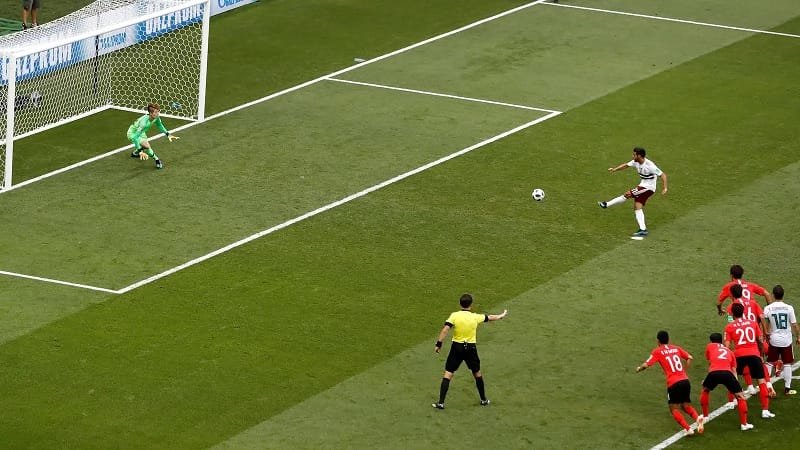 Hình minh họa một quả đá penalty