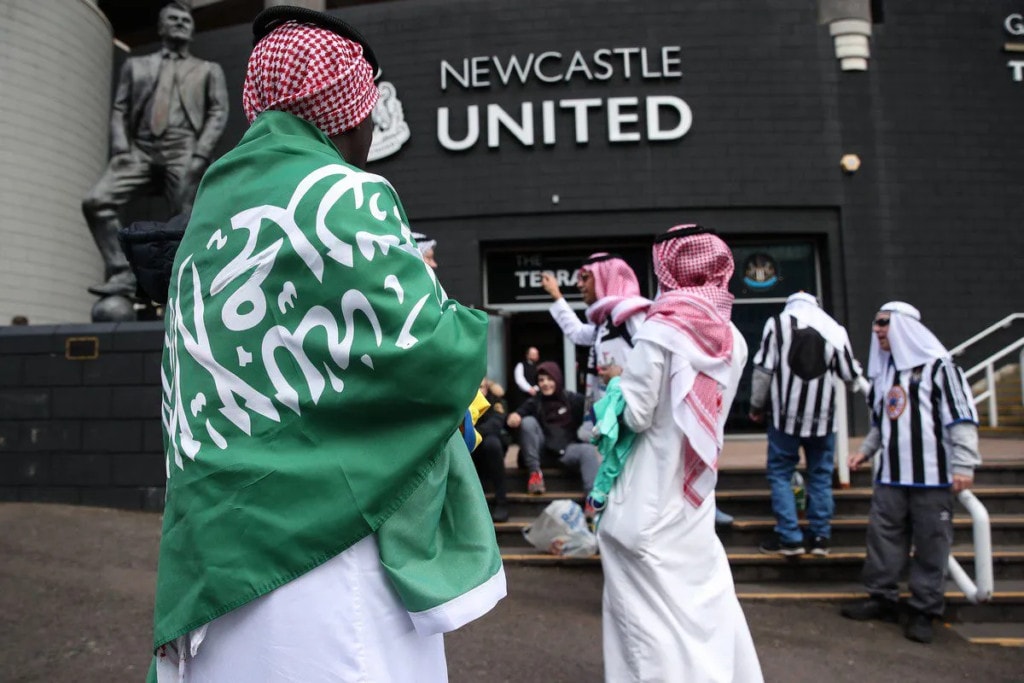 Câu lạc bộ bóng đá Newcastle United được PIF tiếp quản năm 2021.